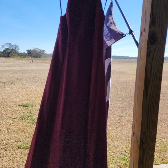 Floor length bridesmaid gown - Picture 8 of 10